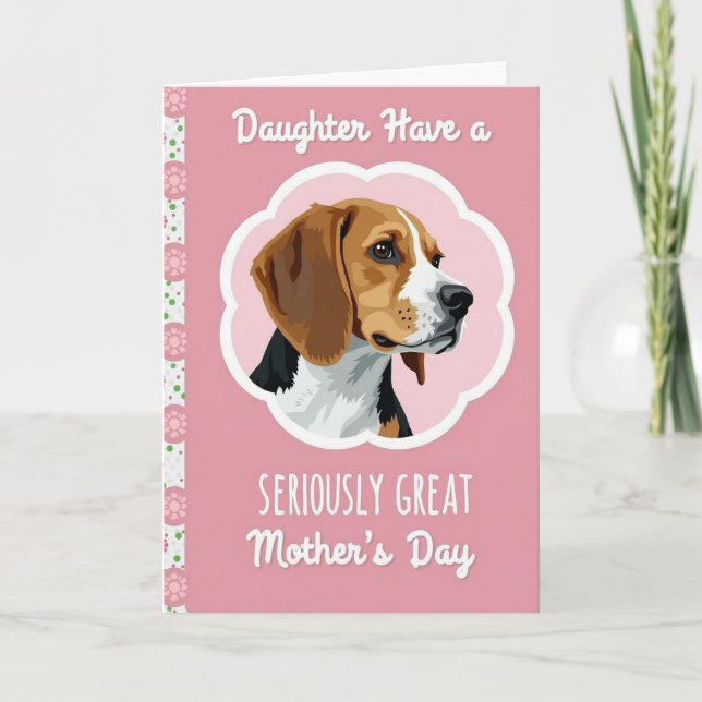 Warm Pink Mothers Day Card (Front)