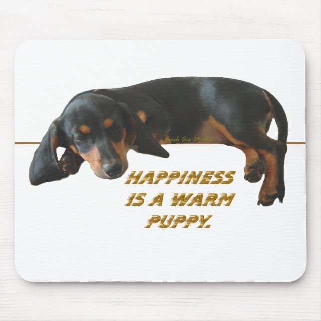 Warm Puppy Happiness Mouser Pad Mouse Pad (Front)