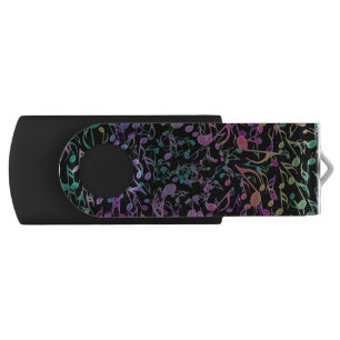 Warm Rainbow Musical Tapestry USB Flash Drive