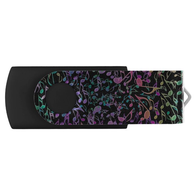 Warm Rainbow Musical Tapestry USB Flash Drive (Front)