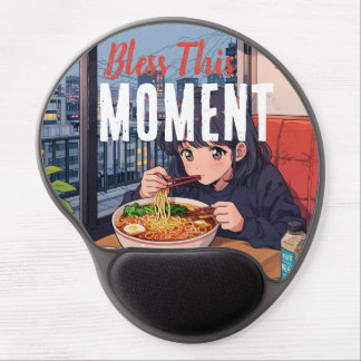 Warm Retro Anime Style Gel Mousepad-Ramen Delight Mouse Pad
