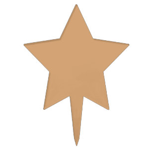 Warm Sand Star Cake Topper Pick