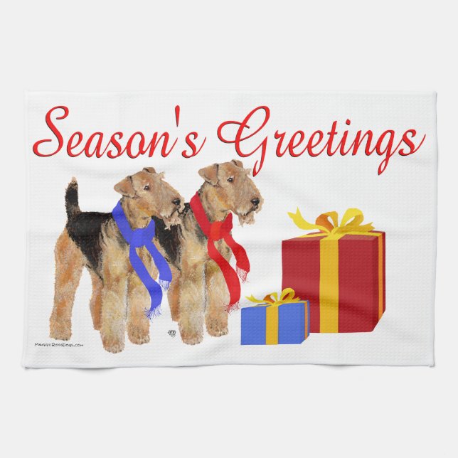 Warm Scarves Kitchen Towel (Horizontal)