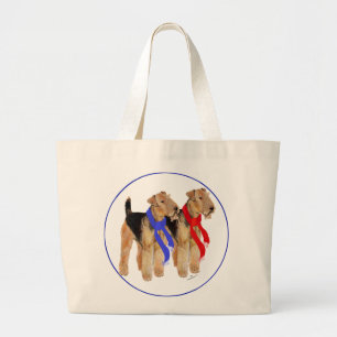 Warm Scarves Large Tote Bag