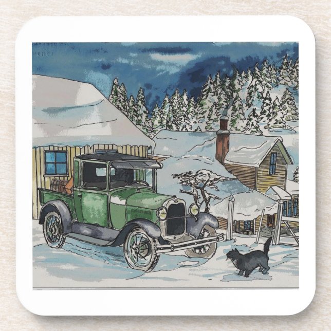 Warm Seat Beverage Coaster (Front)