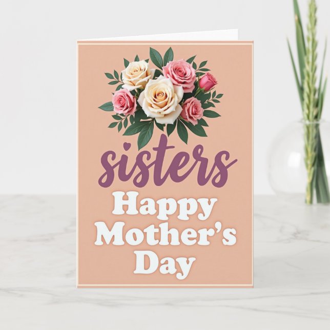 Warm Sisters Mothers Day Card (Front)