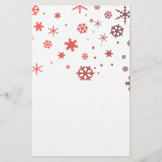Warm Snow Stationery