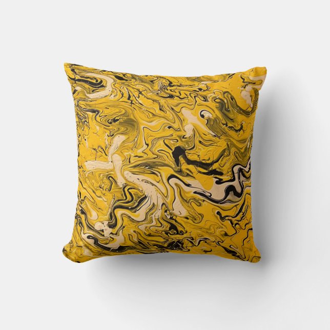 Warm Space Throw Pillow (Front)