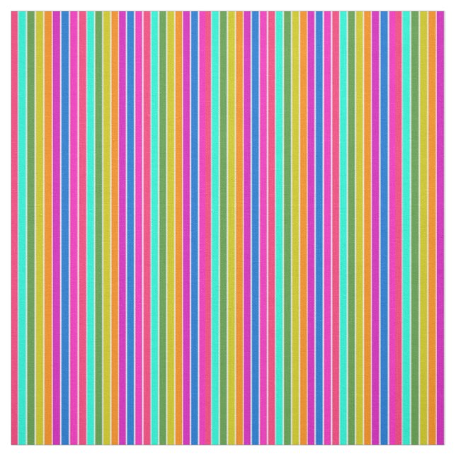 Warm Spring Stripes  Fabric (Swatch)