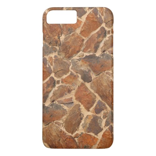 Warm Stonewall Pattern Golden iPhone 8 Plus7 Plus Case