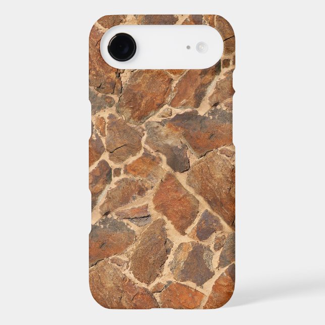 Warm Stonewall Pattern Golden Case-Mate iPhone Case (Back)