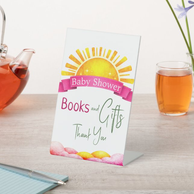 Warm Sun Books Drop Off Table Sign (In SItu)