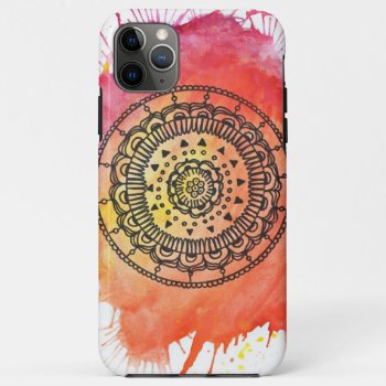 Warm Sun Mandala By Megaflora Iphone 11 Pro Max Case by Megaflora at Zazzle