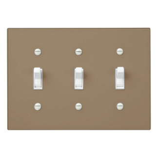 Warm Taupe Light Switch Cover