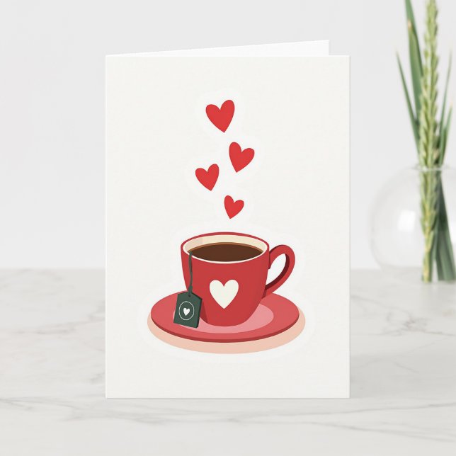 Warm Tea Love Card (Front)