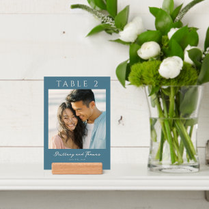 Warm Teal Modern Photo Holder