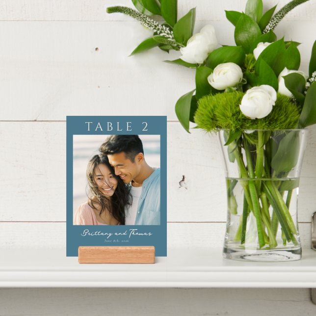 Warm Teal Modern Photo Holder (Insitu 4)