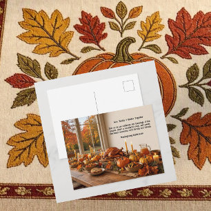 Warm Thanksgiving Harvest Gathering Invitation Pos