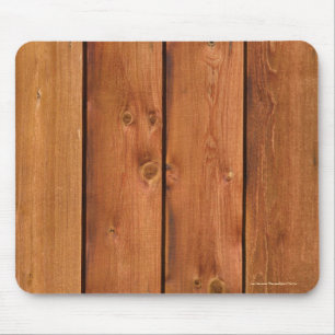 Warm-toned Barn Wood Board Photo Image Mouse Pad