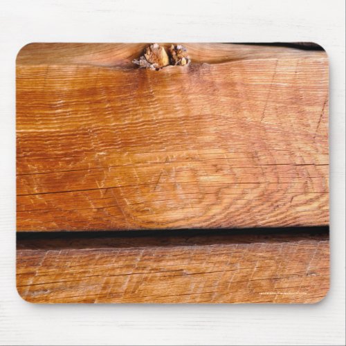 Warm_toned Barn Wood Board Photo Image Mouse Pad