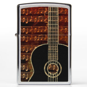 Warm Tones Guitar ID280 Zippo Lighter
