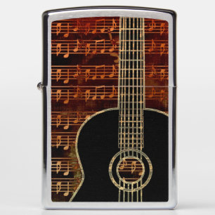 Warm Tones Guitar ID280 Zippo Lighter
