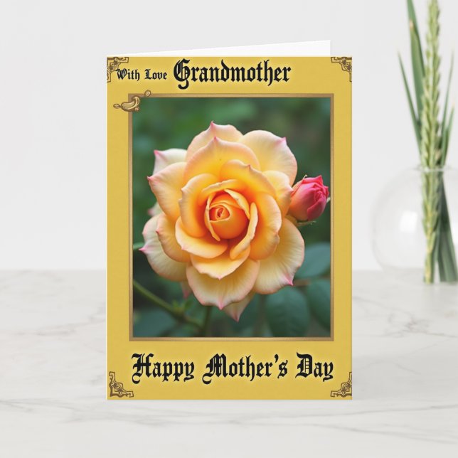 Warm Tones Mothers Day Card (Front)