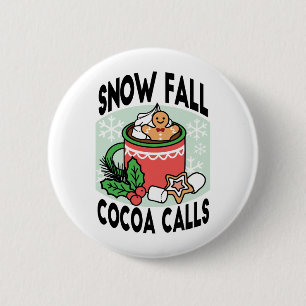 Warm Up with Snow Fall Cocoa Calls - Winter Drink Button