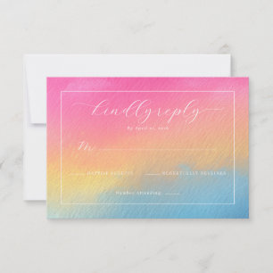 Warm Watercolor Gradient Invitation