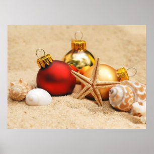 Warm Weather Christmas Poster