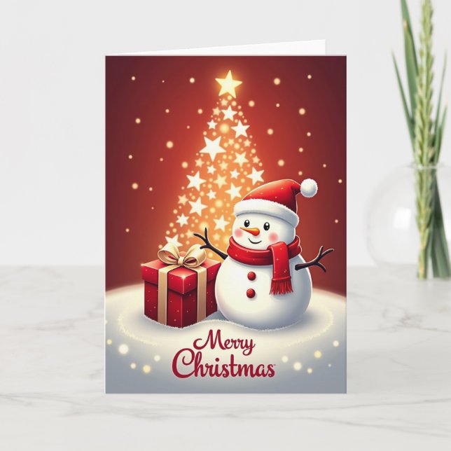 Warm Winter Scene Card (Front)