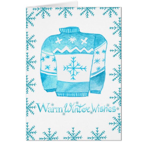 Warm Winter Wishes Christmas Sweater