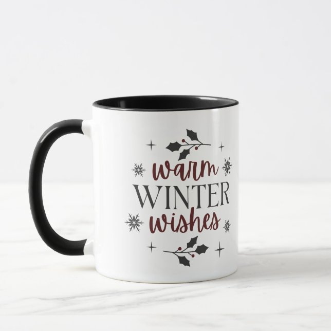 Warm Winter Wishes Mug (Left)