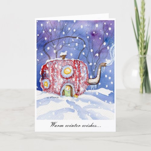 Warm Winter Wishes Notecard