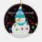 "Warm Winter Wishes" Snowman Ornament