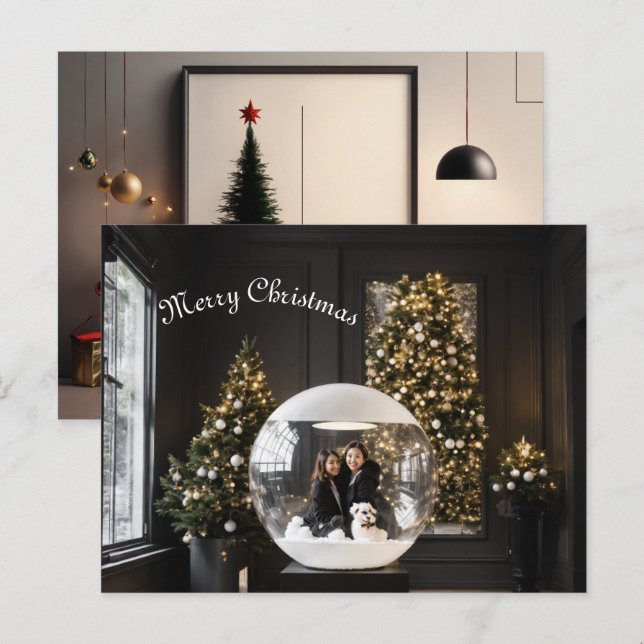 Warm Wishes and Festive Cheer! 🎄 Merry Christmas Postcard (Front/Back)