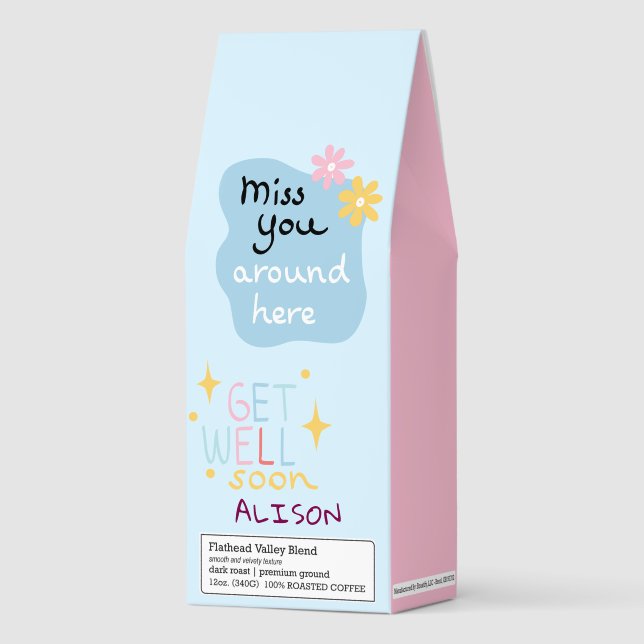 Warm Wishes Bear – Shine On & Get Well Soon Roasted Coffee (Front)