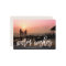 Warm Wishes Brush Lettered Holiday Photo