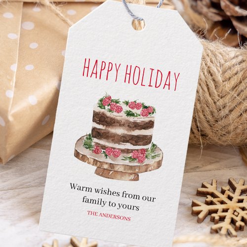 Warm Wishes  Christmas  Happy Holiday Gift Tags