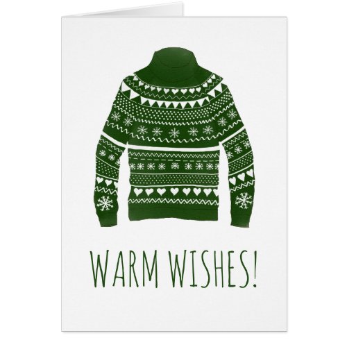 Warm Wishes Christmas Sweater 