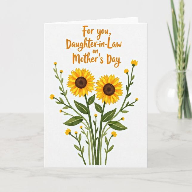 Warm Wishes Daughterinlaw Card (Front)