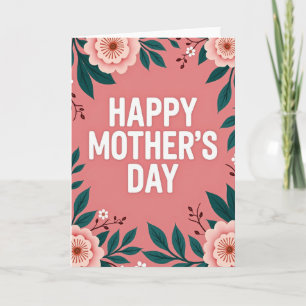 Warm Wishes Floral Card