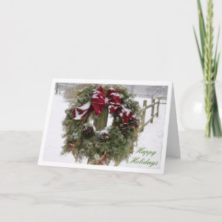 Warm Wishes Holiday Card