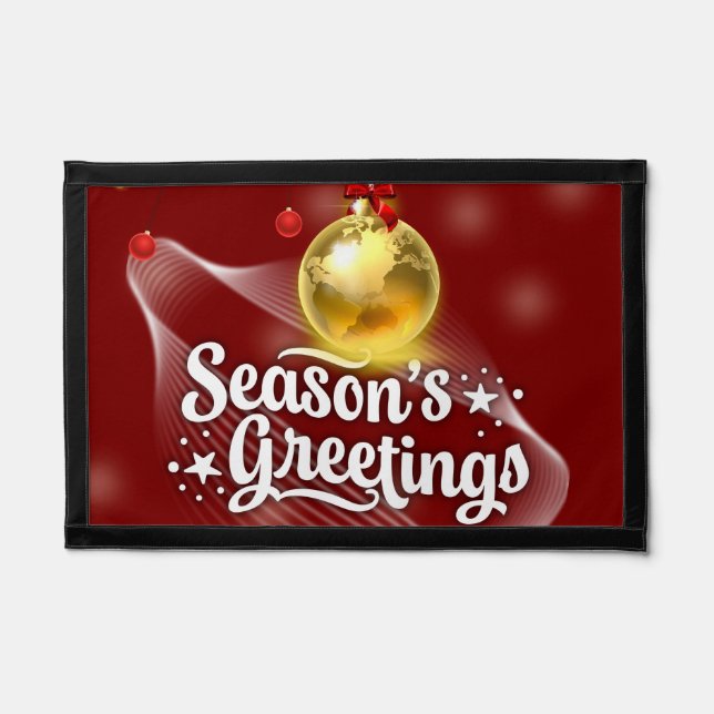 Warm Wishes & Holiday Cheer: Seasonal Banner Pennant (Front)