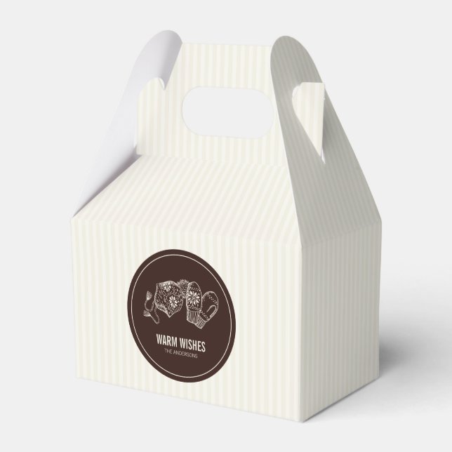 Warm Wishes Holiday Essentials Favor Box (Front Side)