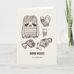 Warm Wishes Holiday Essentials Greeting Card