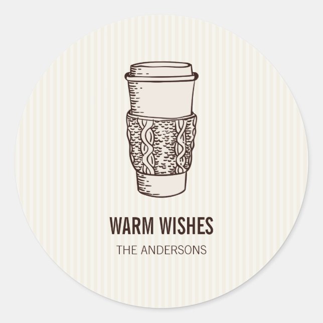 Warm Wishes Holiday Essentials Sticker (Front)