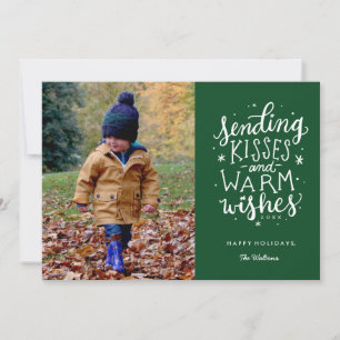 Warm Wishes Holiday Photo Card