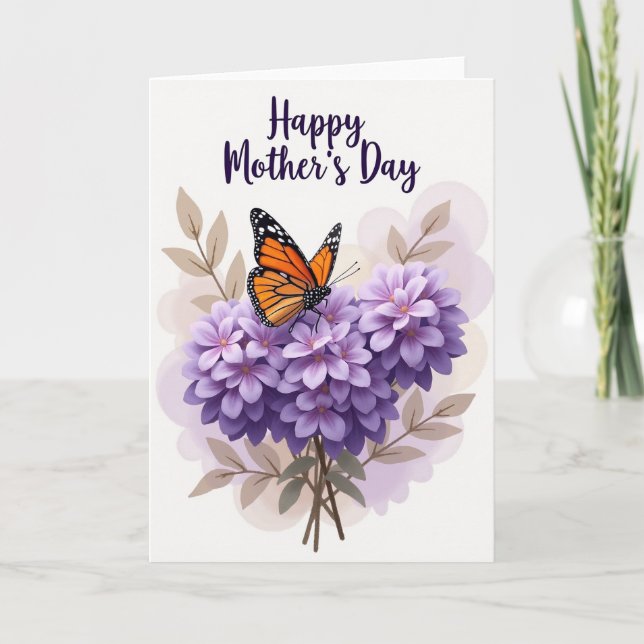 Warm Wishes Mothers Day Card (Front)