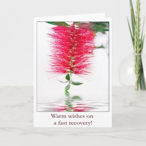 Warm Wishes On A Fast Recovery Flower Card